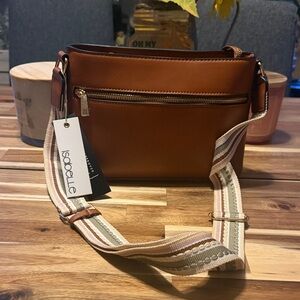 Isabelle Brown Crossbody Bag